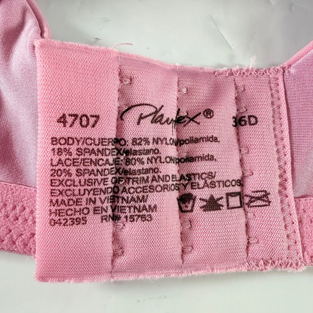 Playtex Secrets All Over Smoothing Wirefree Bra‎ 36D Pink Pirouette NWT